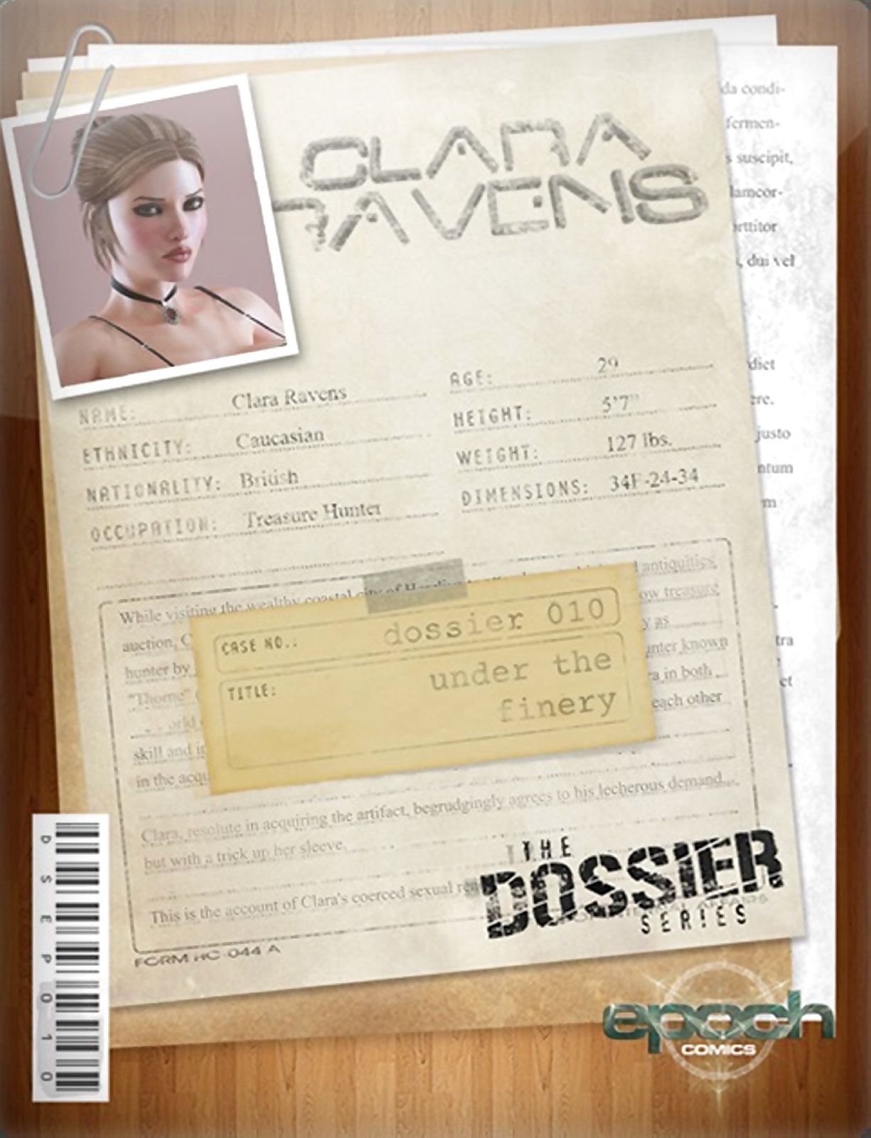 The Dossier 10- Epoch- Clara Ravens page 1
