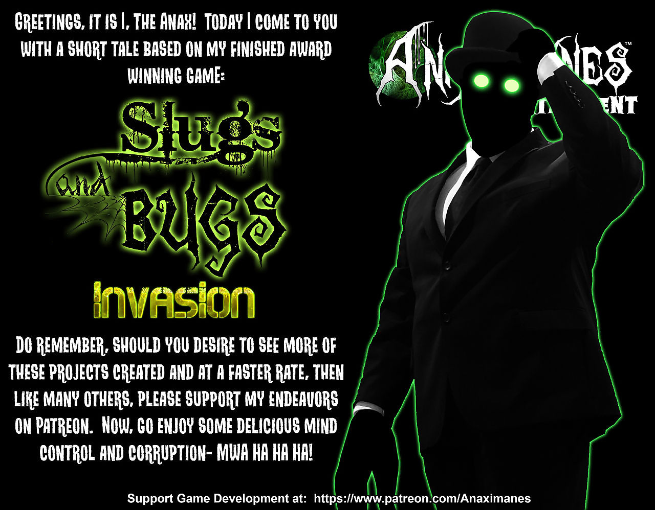 The Anax- Slugs and Bugs- Invasion page 1