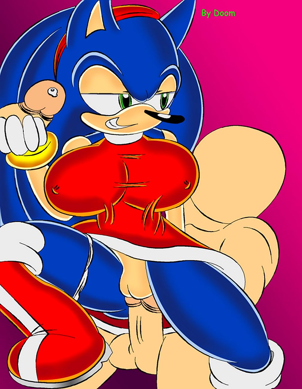 Sonic The Busty Hedgehog page 1