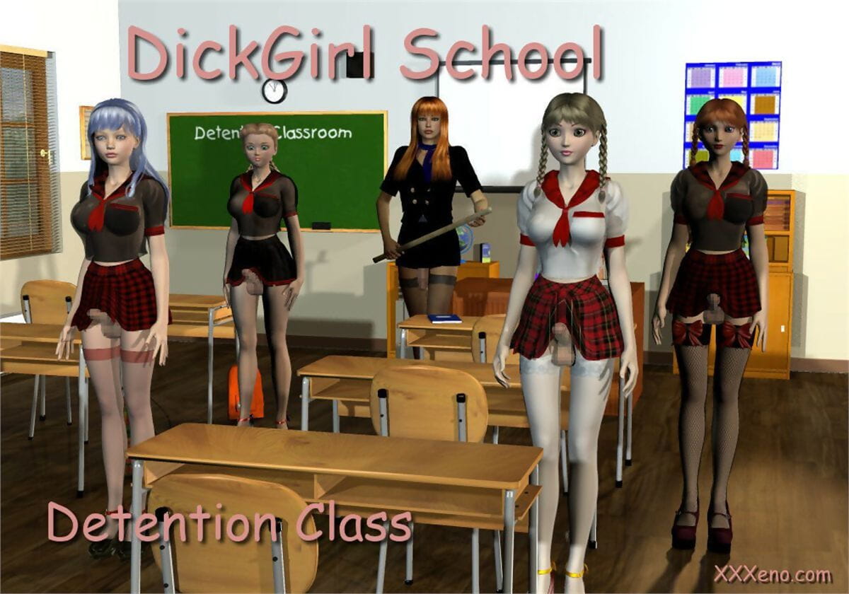 lynortis dickgirl l'école – la détention classe page 1