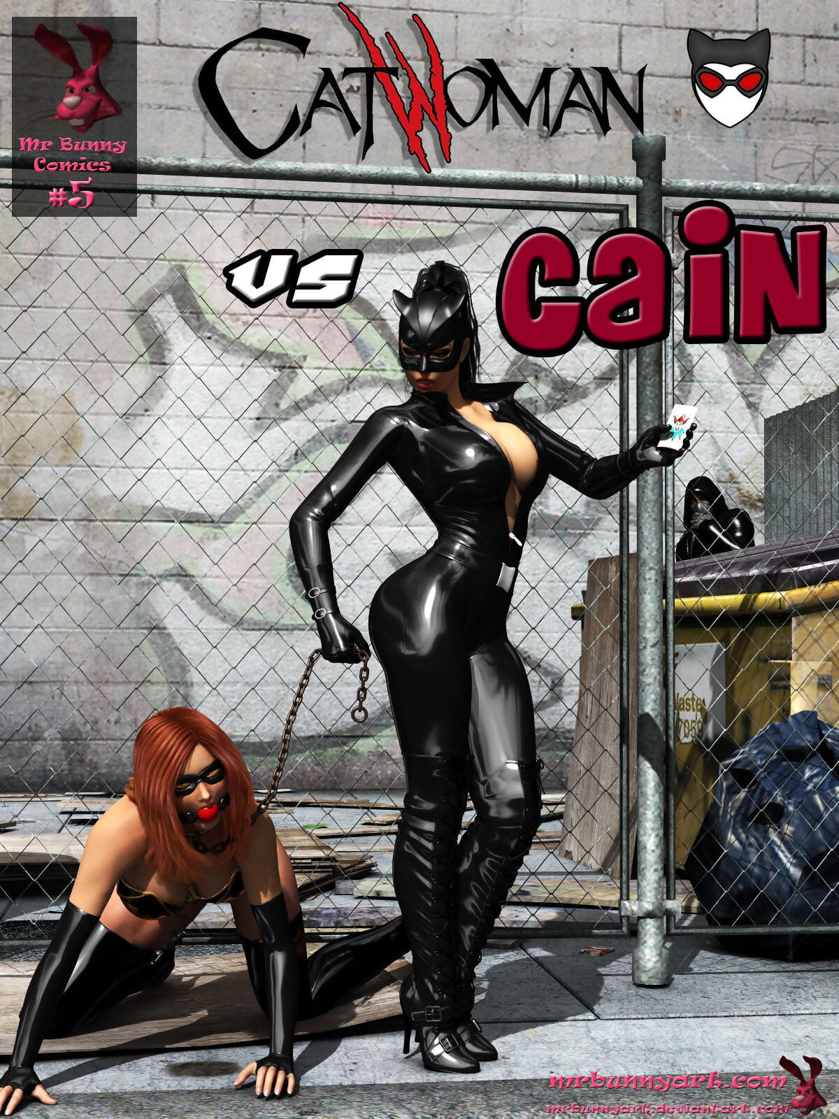 Каин против женщина-кошка page 1