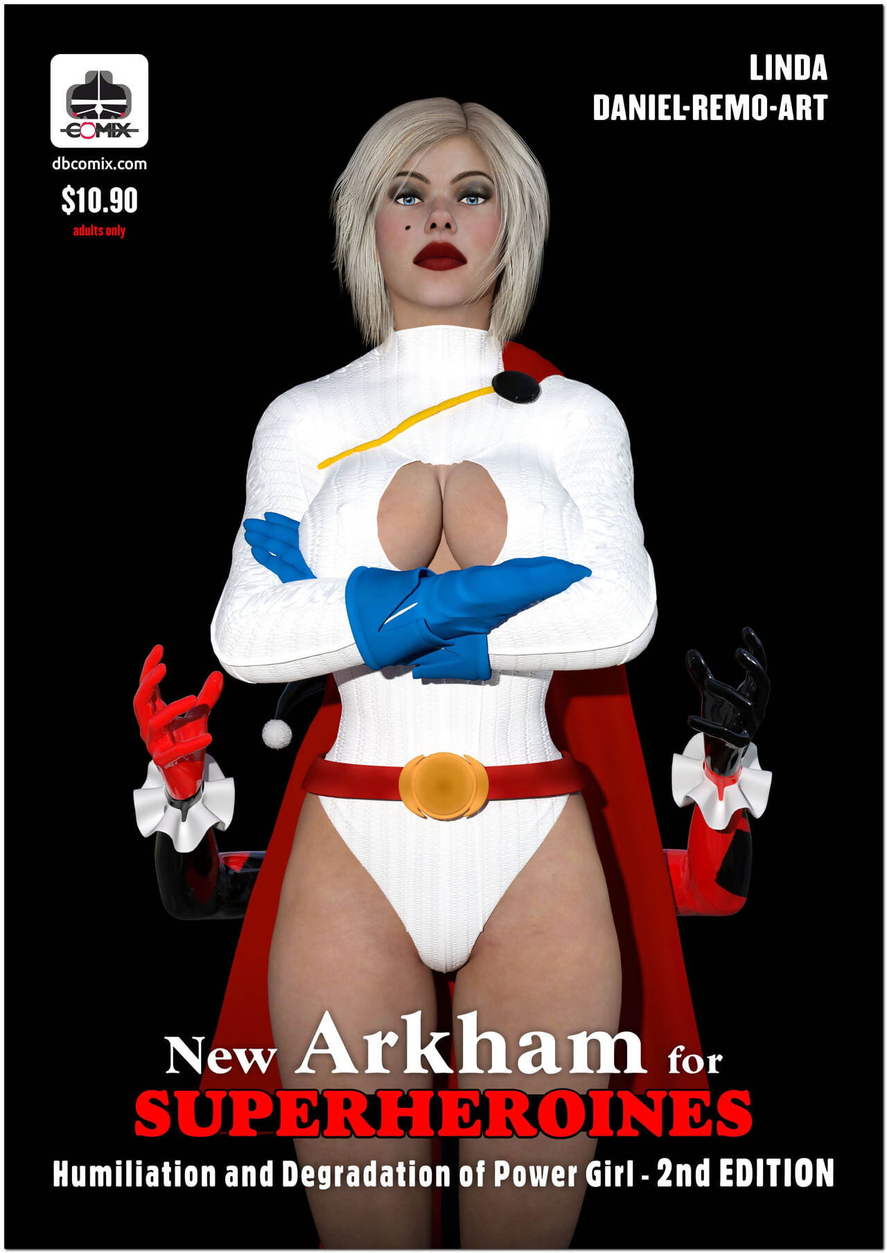 3d Super Heroine Sex - New Arkham For Superheroines 1 2nd Edition - Humiliation and.. at 3d Comix  Sex