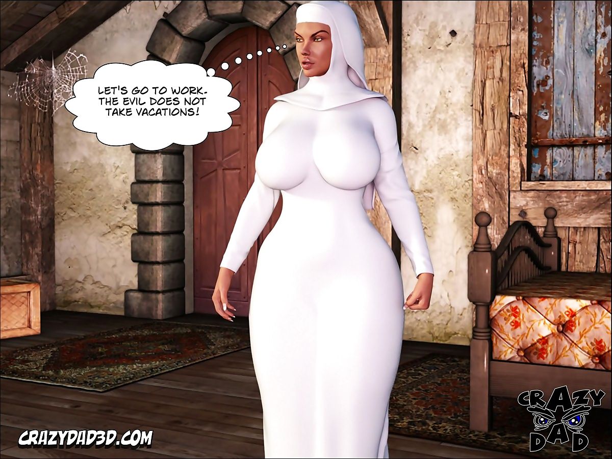 crazydad3d 흰색 nun 이 그림자 의 악 page 1