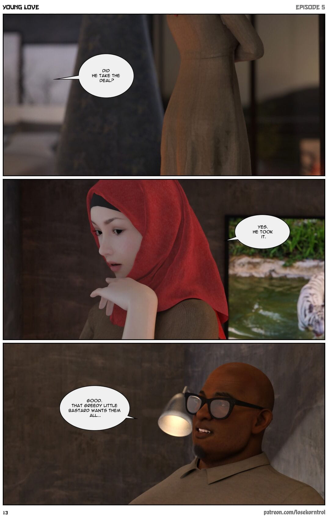хиджаб 3dx молодой любовь vol. 5 page 1