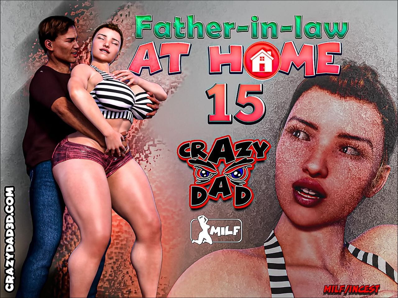 Crazydad Père dans la loi au La maison PARTIE 15 au 3d comix Sexe